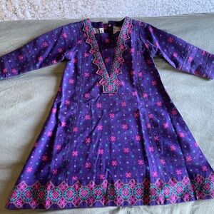 [Minnie Minors] NWOT Girls’ Geometric Print Kurtha Dress